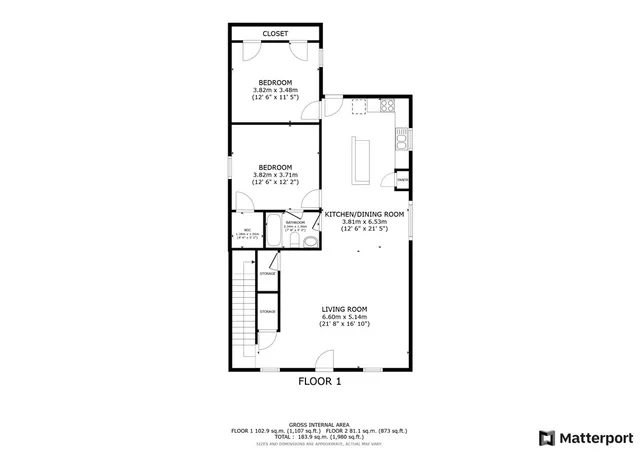 a picture of a wall with white wall