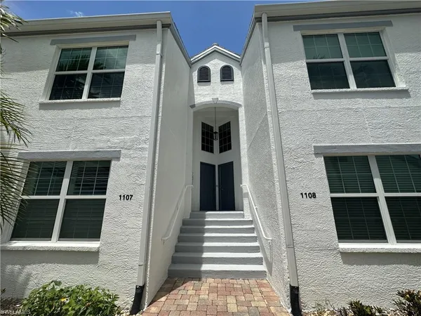 a front view of a house with a window