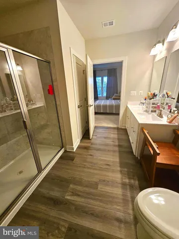 a front view of a building with a entrance