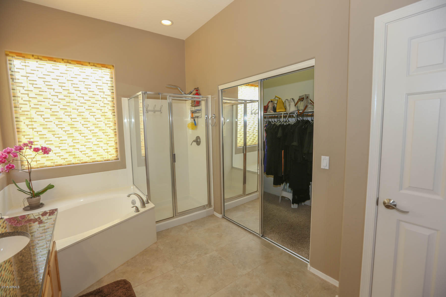 2710 East Carson Road Phoenix, AZ 85042 - Photo 21 of 35 a bathroom with a tub shower and sink