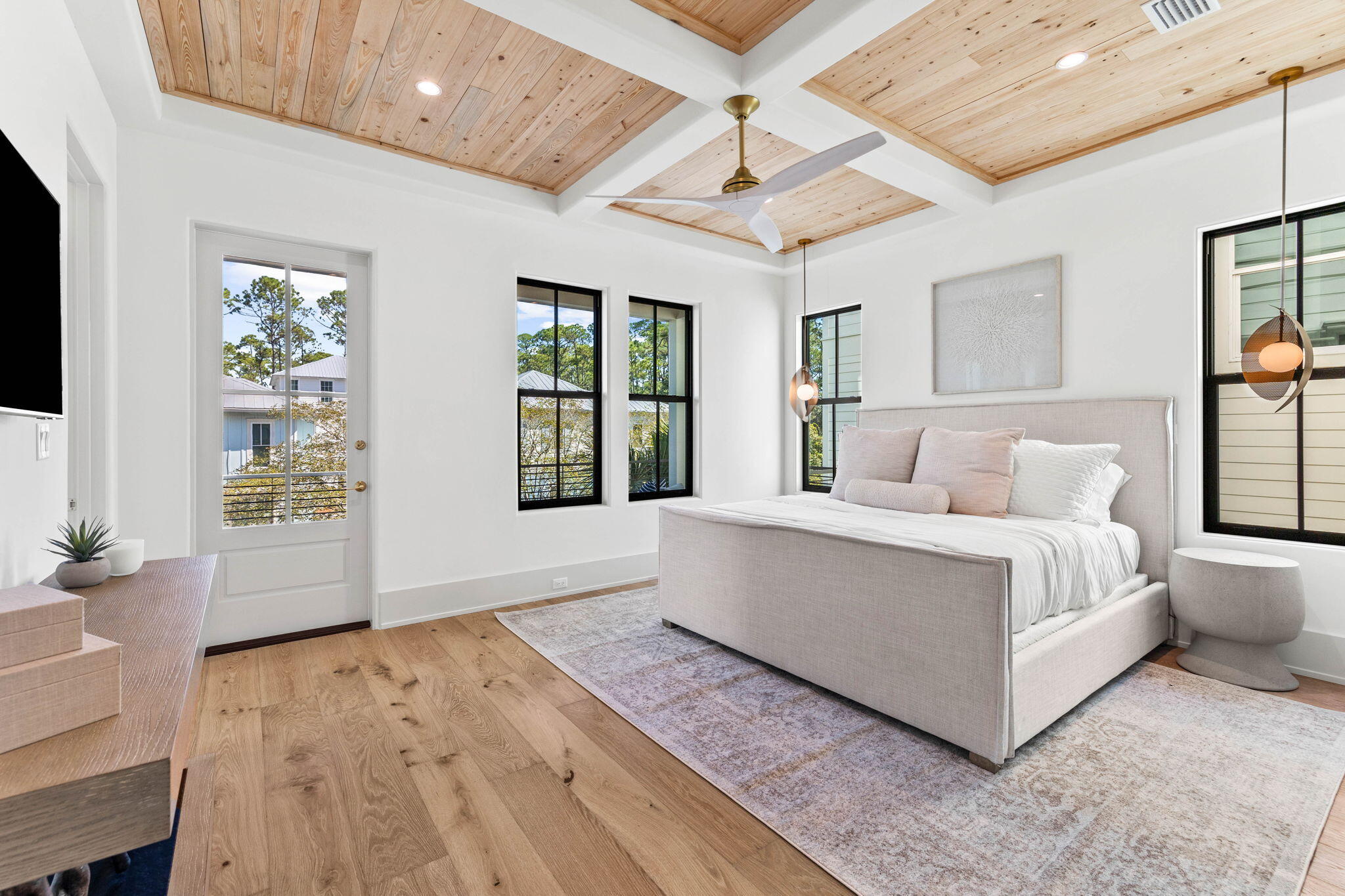 143 Redbud Ln Inlet Beach Inlet Beach, FL 32461 - Photo 16 of 62 a spacious bedroom with a large bed and a large window