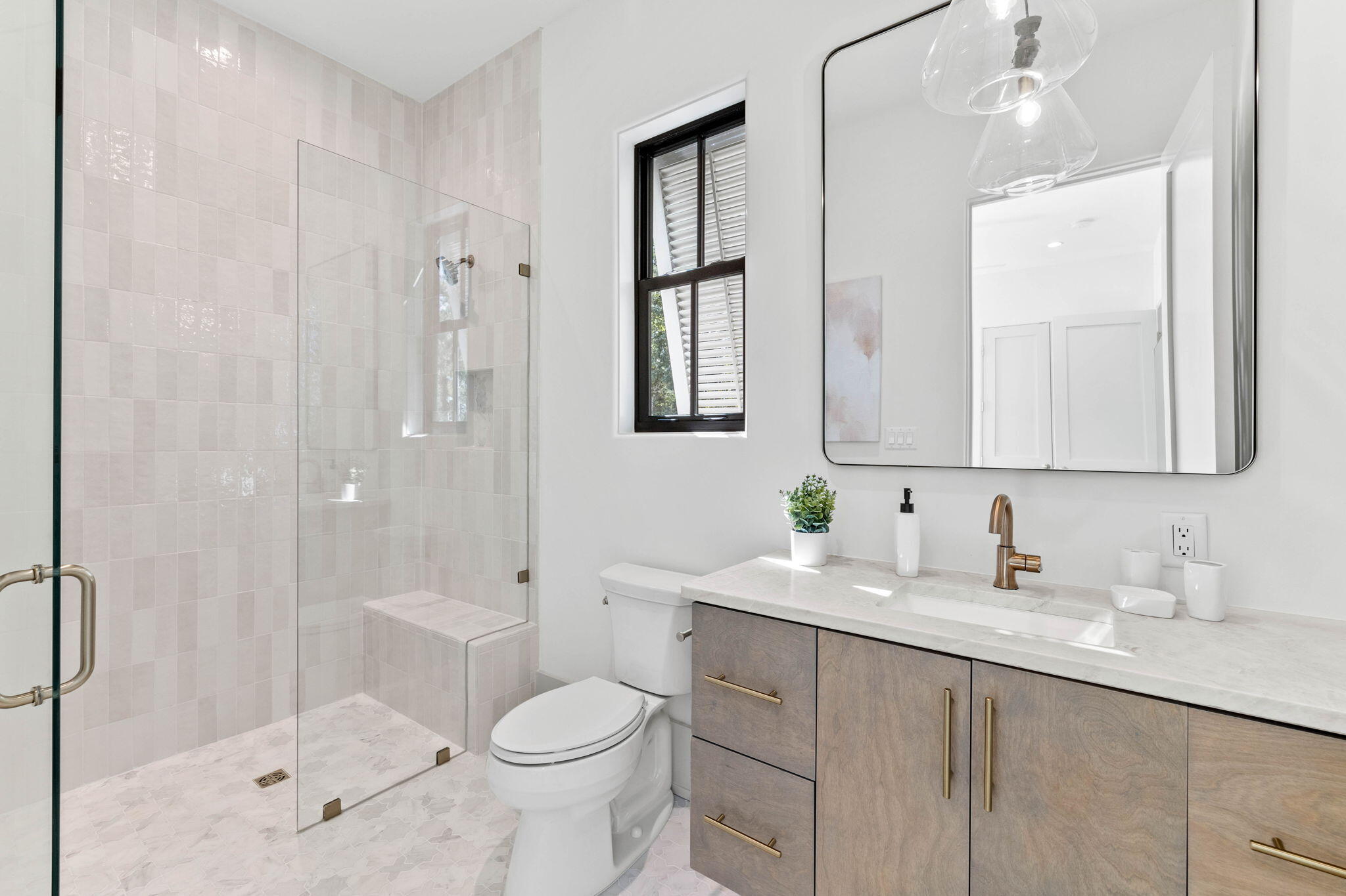 143 Redbud Ln Inlet Beach Inlet Beach, FL 32461 - Photo 28 of 62 a bathroom with a sink a toilet and shower