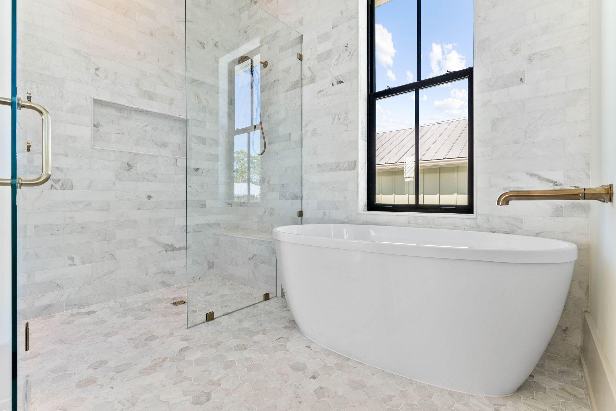 143 Redbud Ln Inlet Beach Inlet Beach, FL 32461 - Photo 46 of 62 a white bath tub sitting next to a window