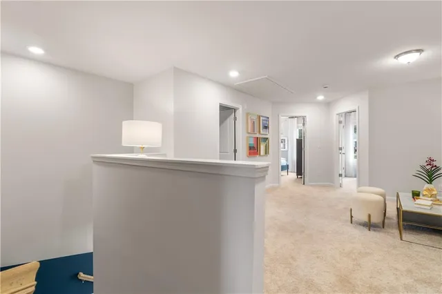 a view of a living room