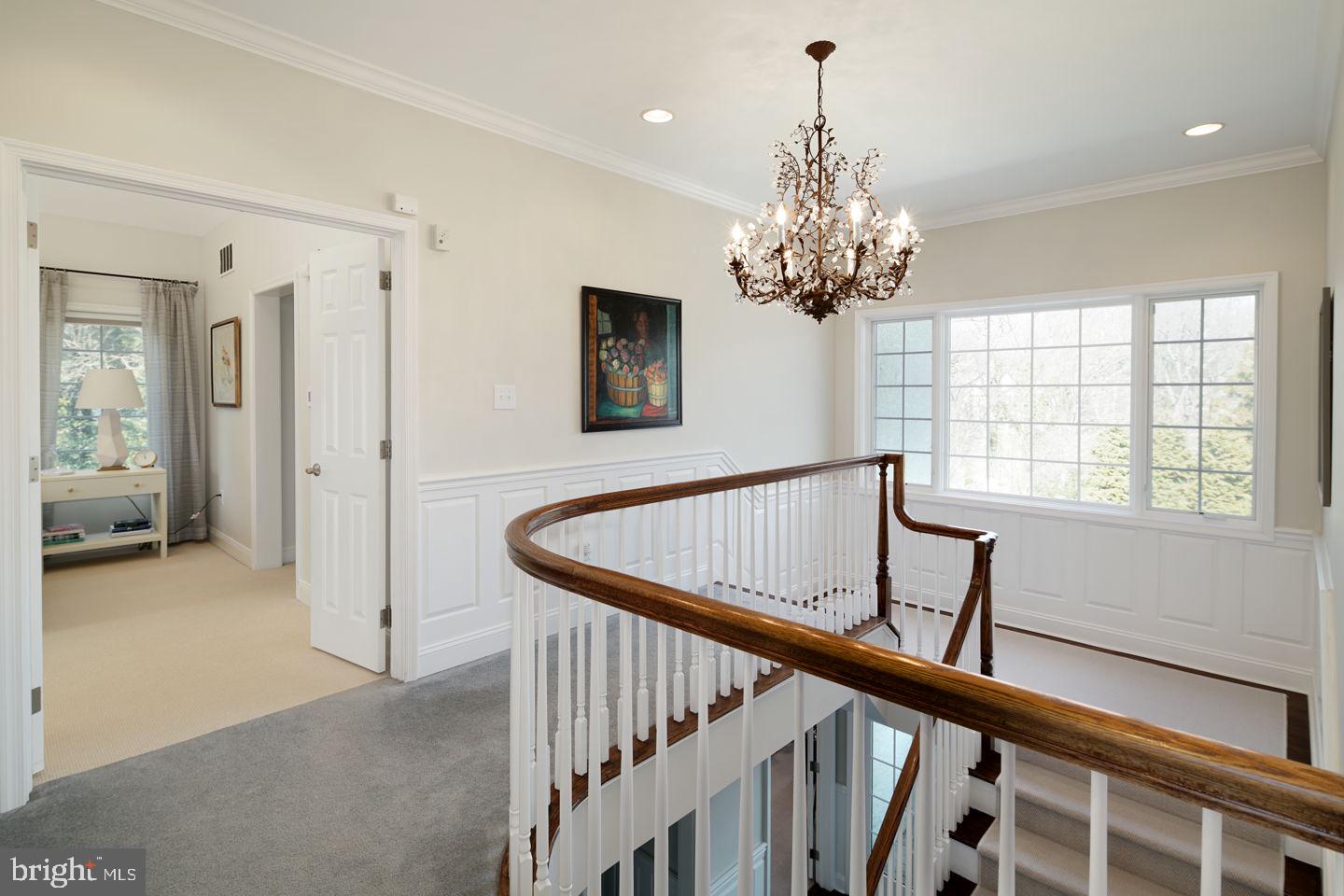 623 Broad Acres Road Penn Valley, PA 19072 - Photo 15 of 31 Second fl landing with double doors to Main ste