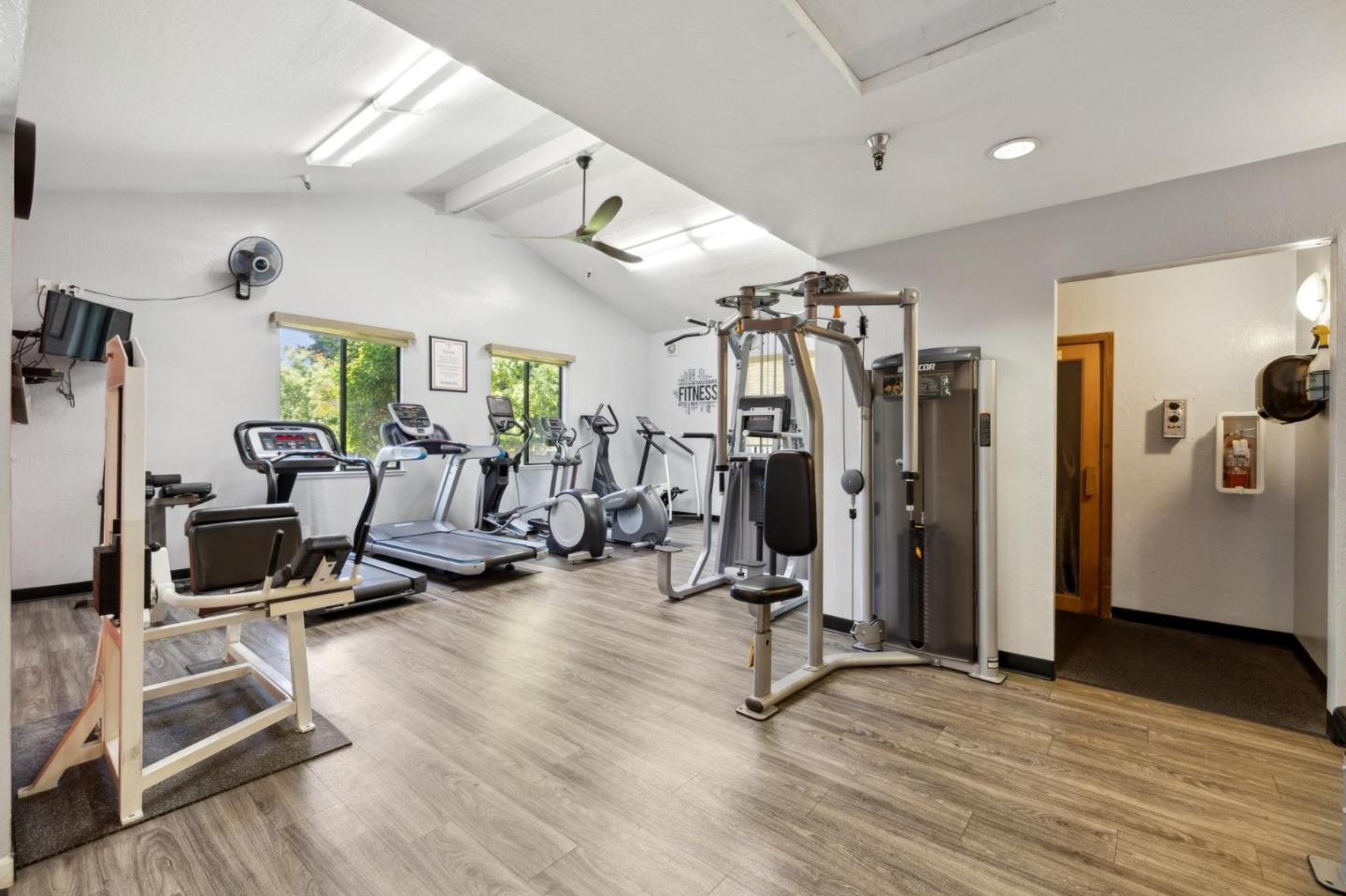 10892 Northfield Square Cupertino, CA 95014 - Photo 60 of 78 a view of a room with gym equipment