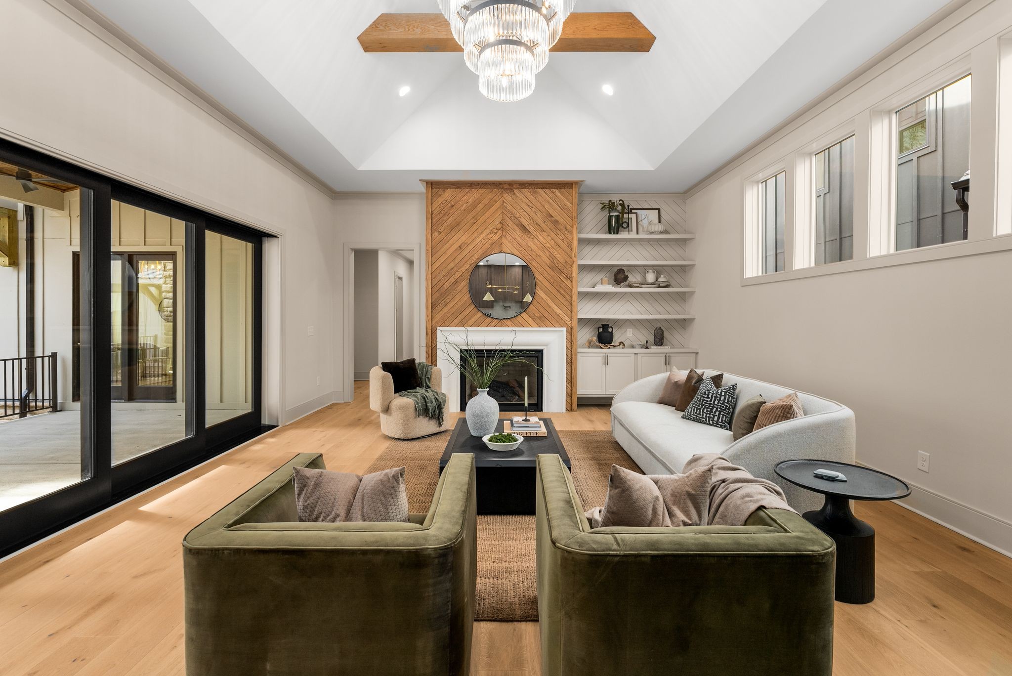 2306 Riverside Drive Nashville, TN 37216 - Photo 15 of 44 a living room with furniture and a fireplace