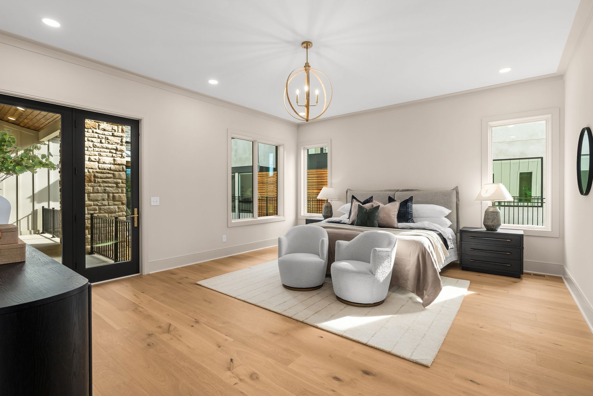 2306 Riverside Drive Nashville, TN 37216 - Photo 24 of 44 a bedroom with furniture and a large window