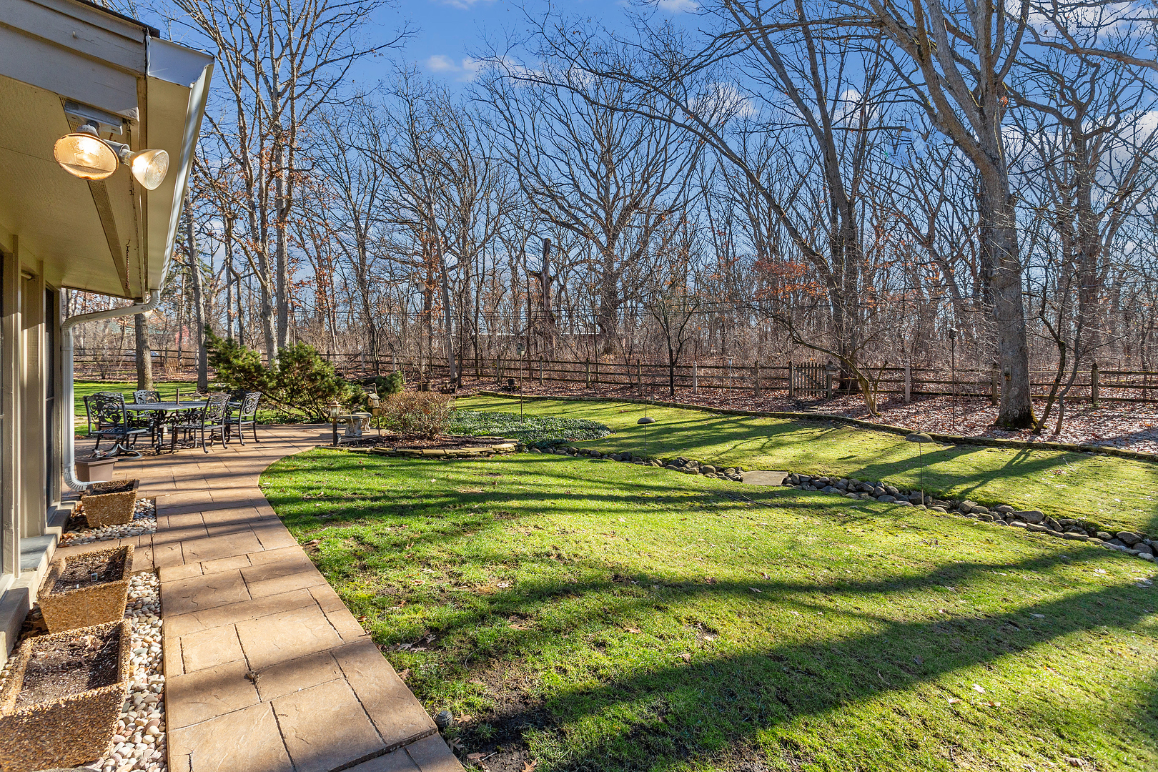 43 Ramsgate Drive Palos Park, IL 60464 - Photo 19 of 50 a view of swimming pool with outdoor seating and trees