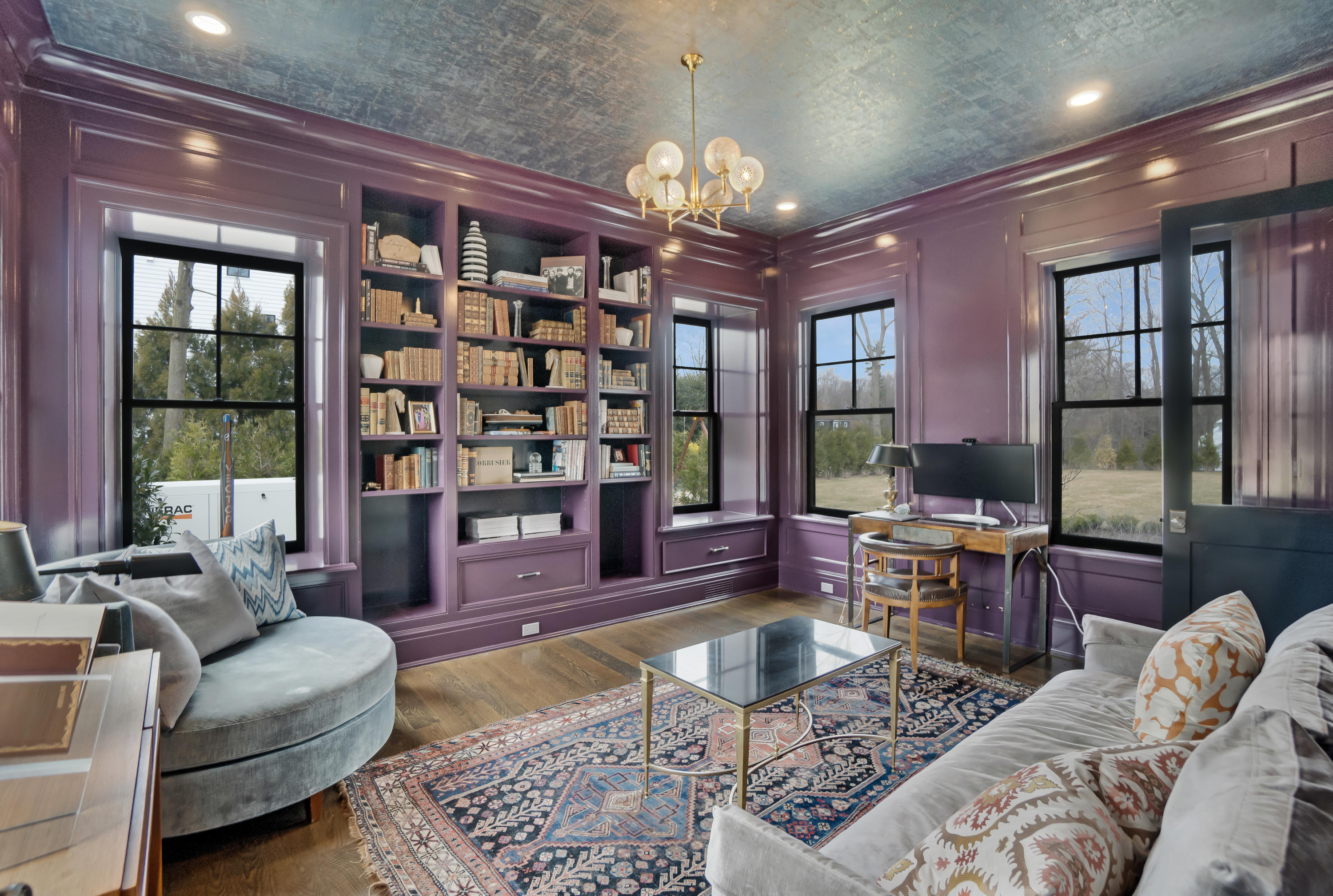7 Turner Drive Greenwich, CT 06831 - Photo 18 of 34 a living room with furniture and a large window