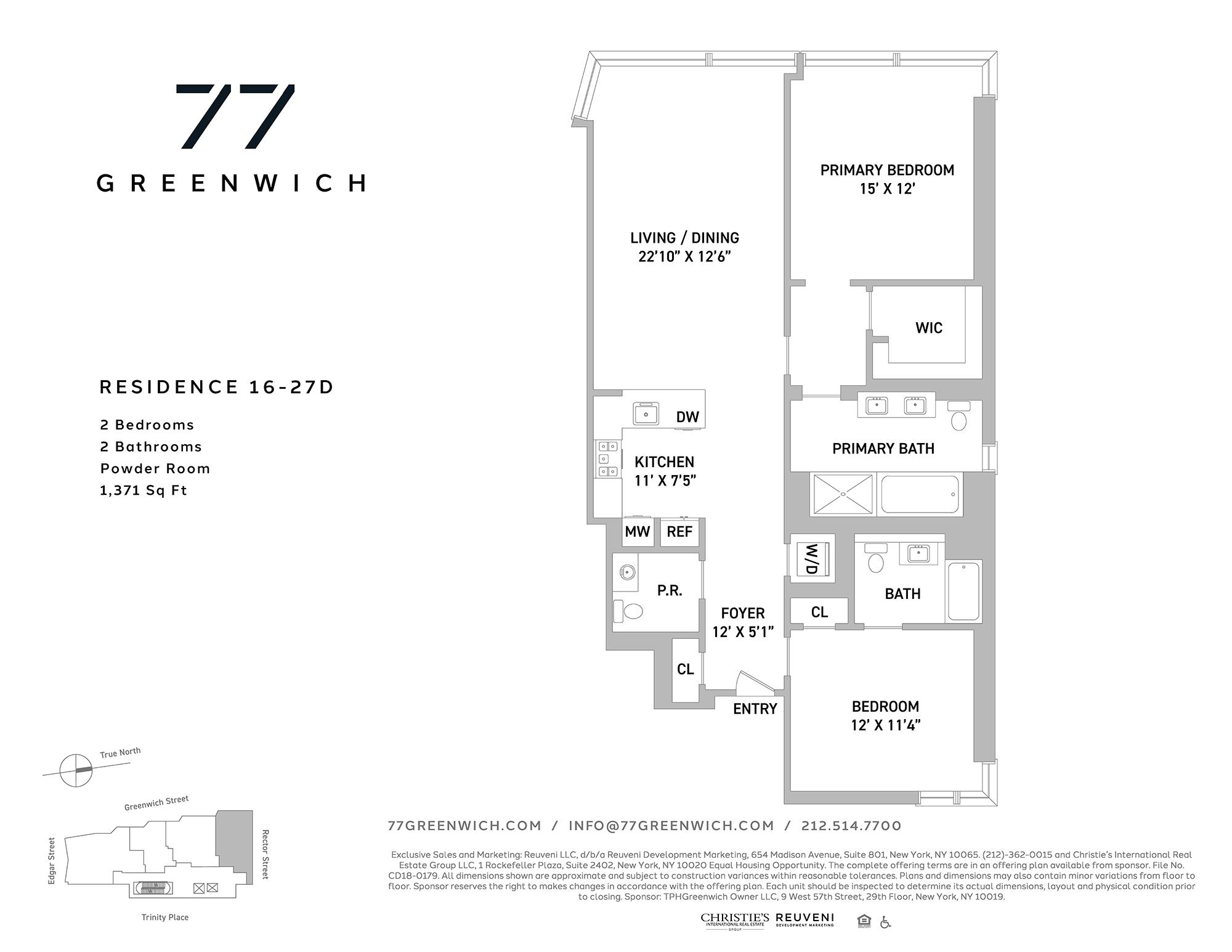 77 Greenwich Street, Unit 24D Manhattan, NY 10006 - Photo 17 of 17