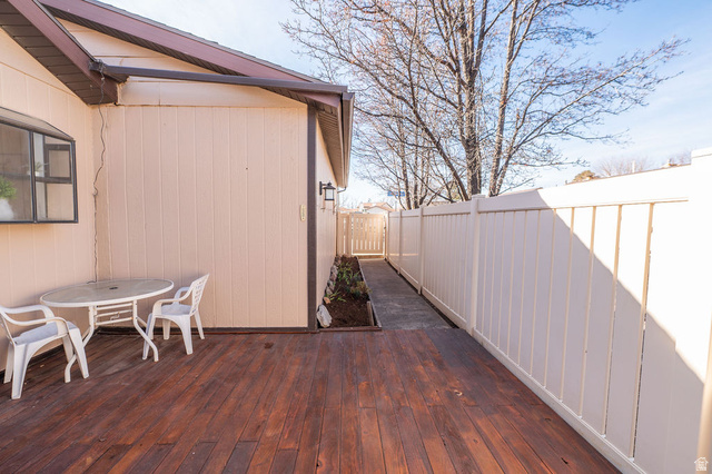 621 Coachman Way Riverdale, UT 84405 - Photo 9 of 38 View of wooden deck