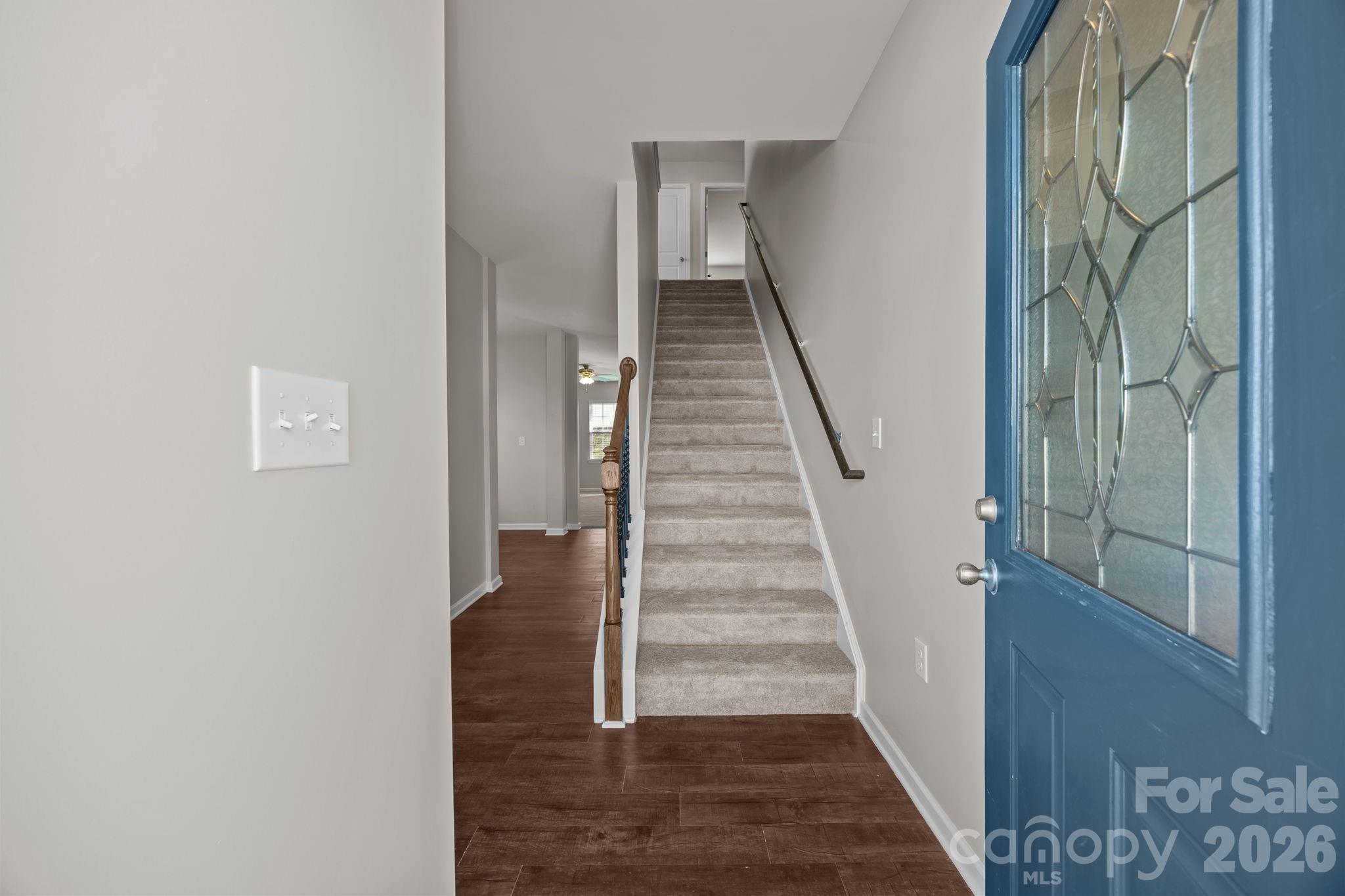 116 Rippling Water Drive Mount Holly, NC 28120 - Photo 23 of 48 a view of entryway and hall with wooden floor