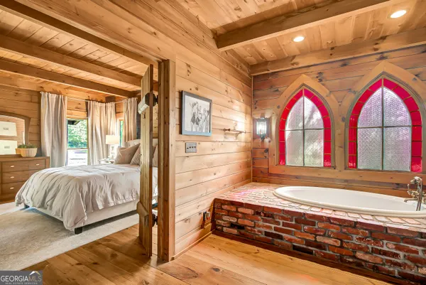 a view of outdoor space and trees