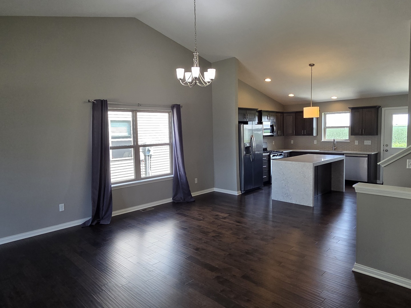 1036 Stags Leap Road Normal, IL 61761 - Photo 13 of 43 a view of a kitchen with sink microwave and stove