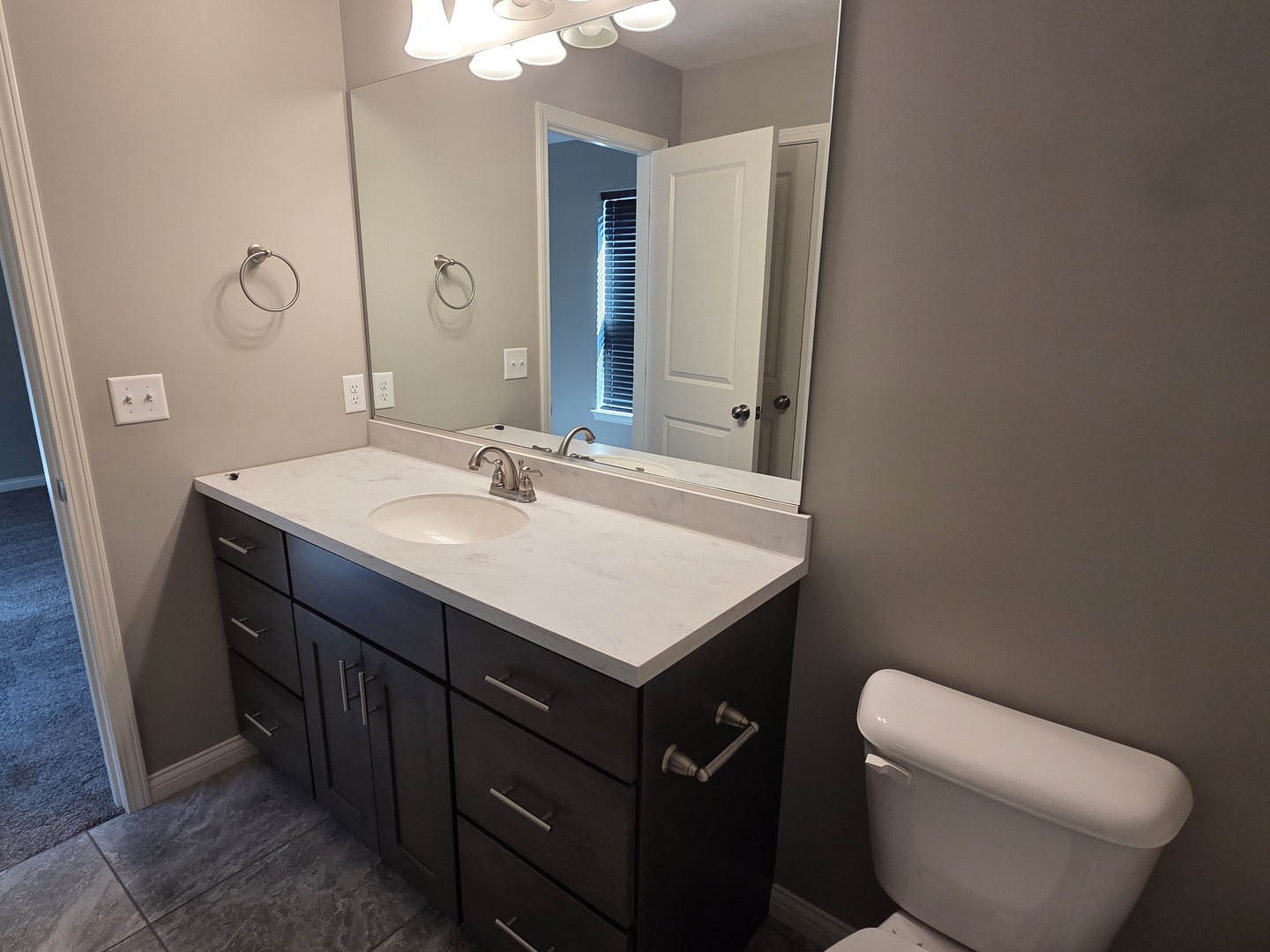 1036 Stags Leap Road Normal, IL 61761 - Photo 21 of 43 a bathroom with a sink and a toilet
