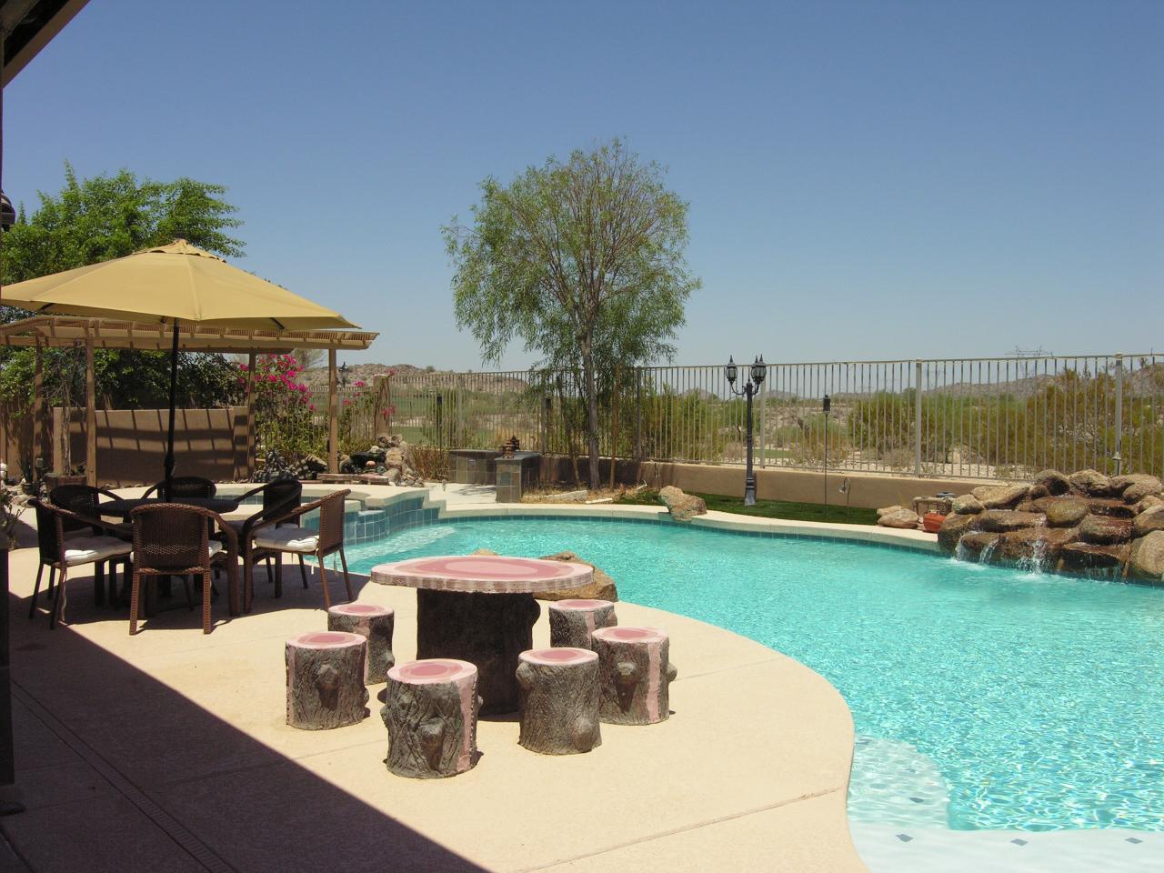 17920 West Narramore Road Goodyear, AZ 85338 - Photo 21 of 27 Pool, Spa & Mountain Views