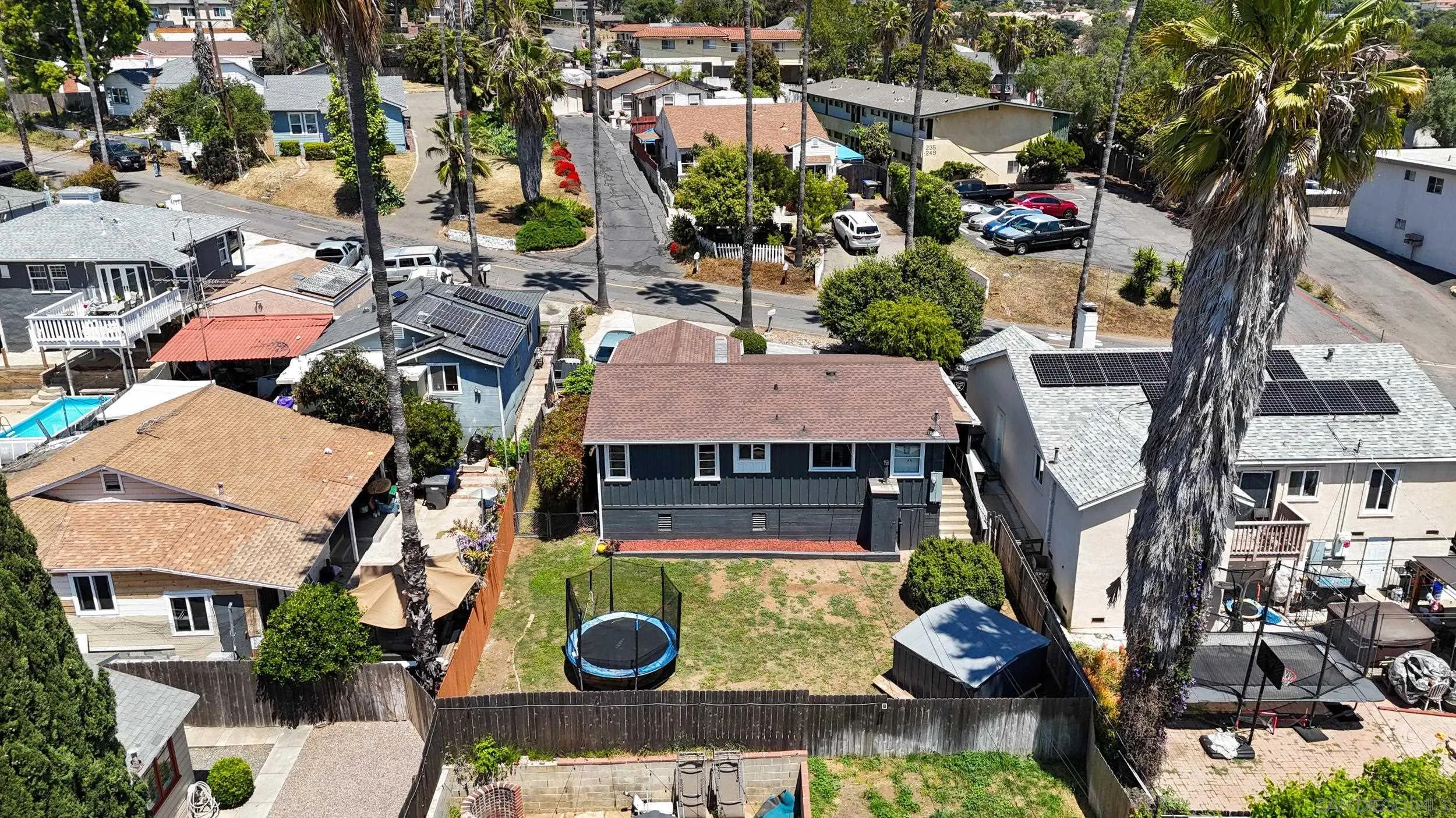 304 Palm Drive Vista, CA 92084 - Photo 25 of 32 an aerial view of residential houses and outdoor space