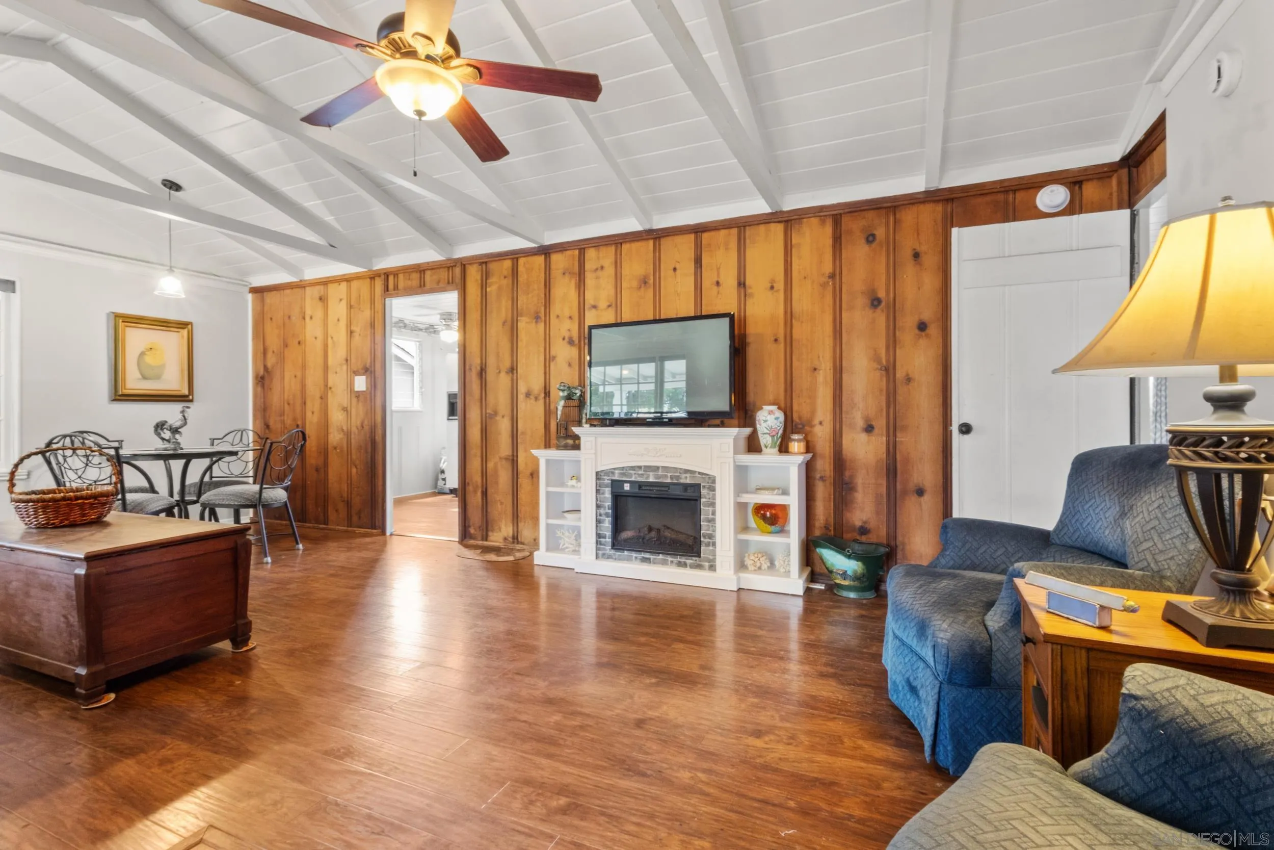 304 Palm Drive Vista, CA 92084 - Photo 7 of 32 a living room with furniture and a fireplace