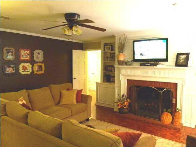 103 Eva Lane Clinton, MS 39056 - Photo 20 of 22 Family room with parquet wood floors