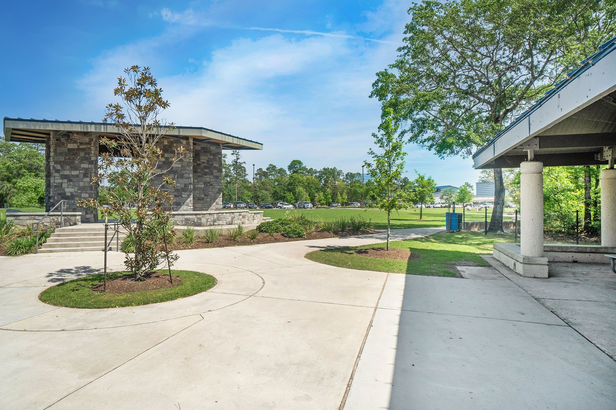 110 North Valley Oaks Circle The Woodlands, TX 77382 - Photo 28 of 29 a view of swimming pool with a patio