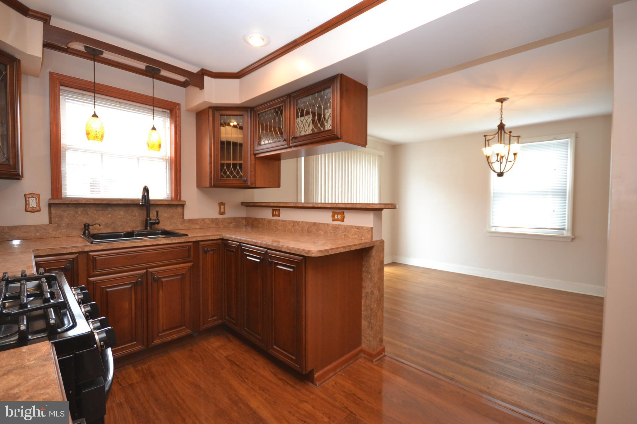 823 Arbor Road Yeadon, PA 19050 - Photo 9 of 32 Kitchen Open to Dining Room