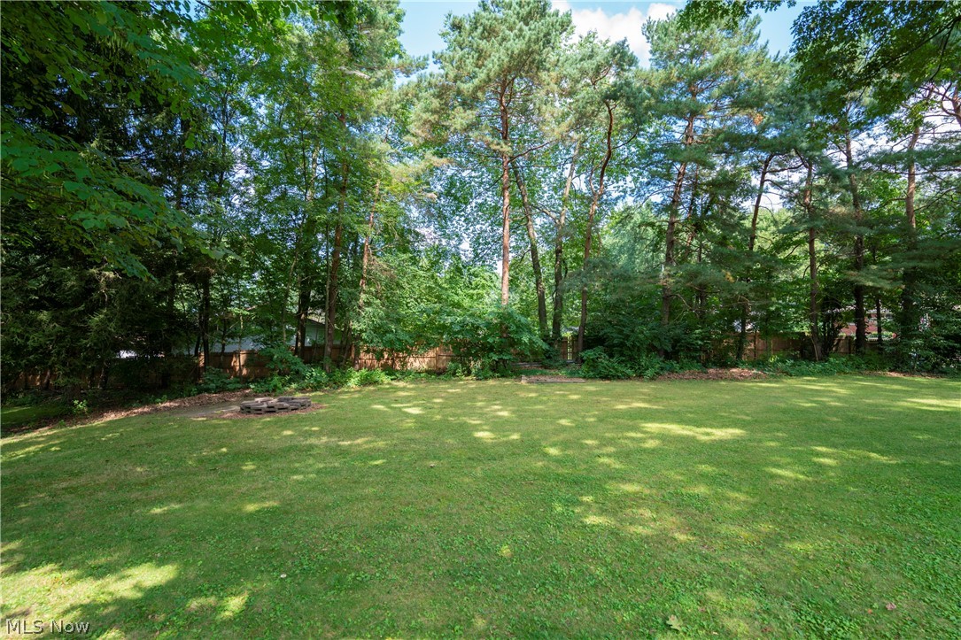 115 Moore Road Akron, OH 44319 - Photo 5 of 35 View of private backyard and fire-pit.