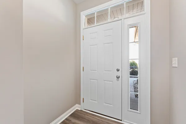 a view of front door