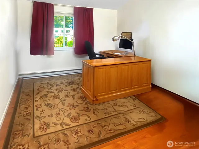 a room with a window