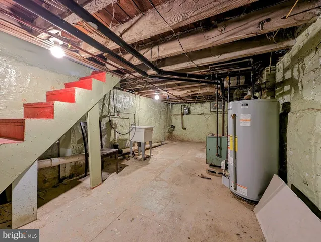 a view of storage and utility room