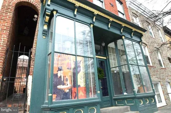 a view of a door of the house