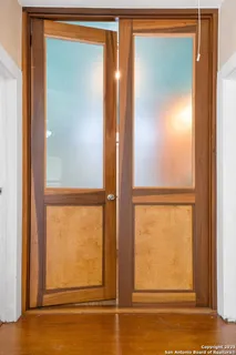 a view of front door