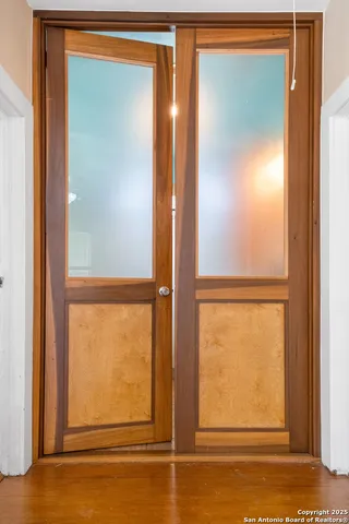 a view of front door