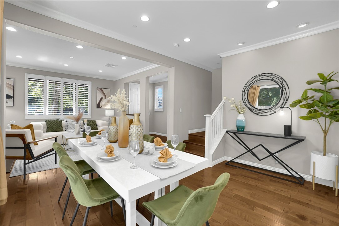 1925 Canopy Lane La Verne, CA 91750 - Photo 7 of 31 a view of a dining room with furniture window and wooden floor