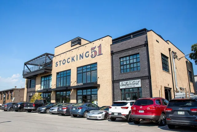 a sign on the side of a building