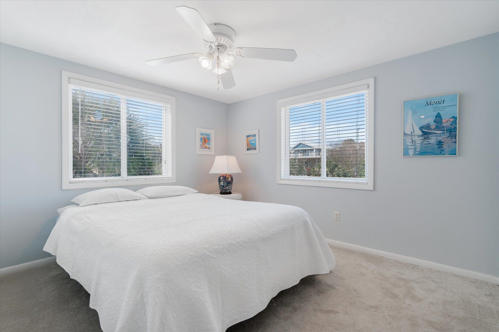 5512 Atlantic View St. Augustine, FL 32080 - Photo 30 of 77 Carpeted bedroom featuring baseboards and ceiling fan