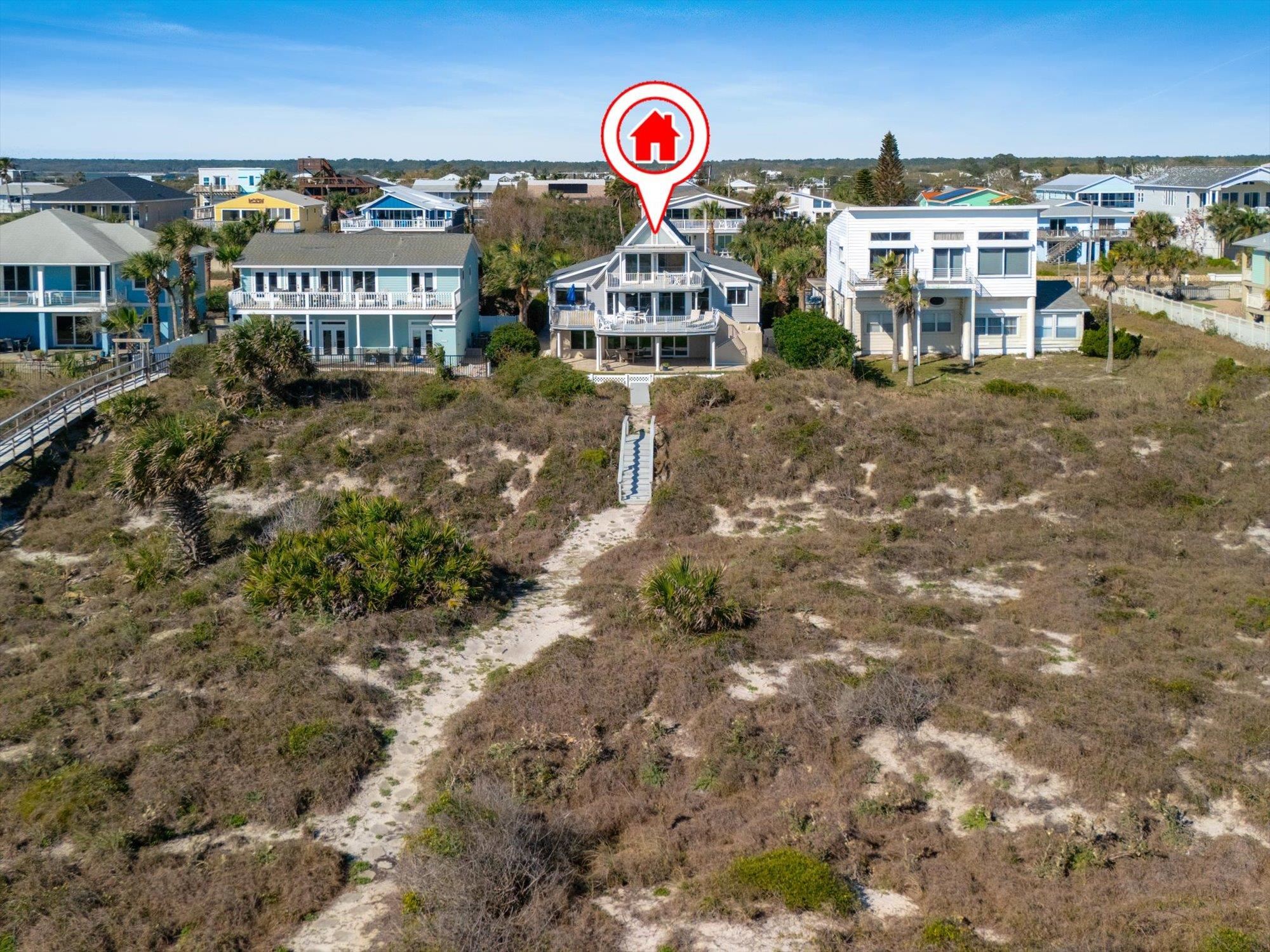5512 Atlantic View St. Augustine, FL 32080 - Photo 55 of 77 Aerial perspective of suburban area