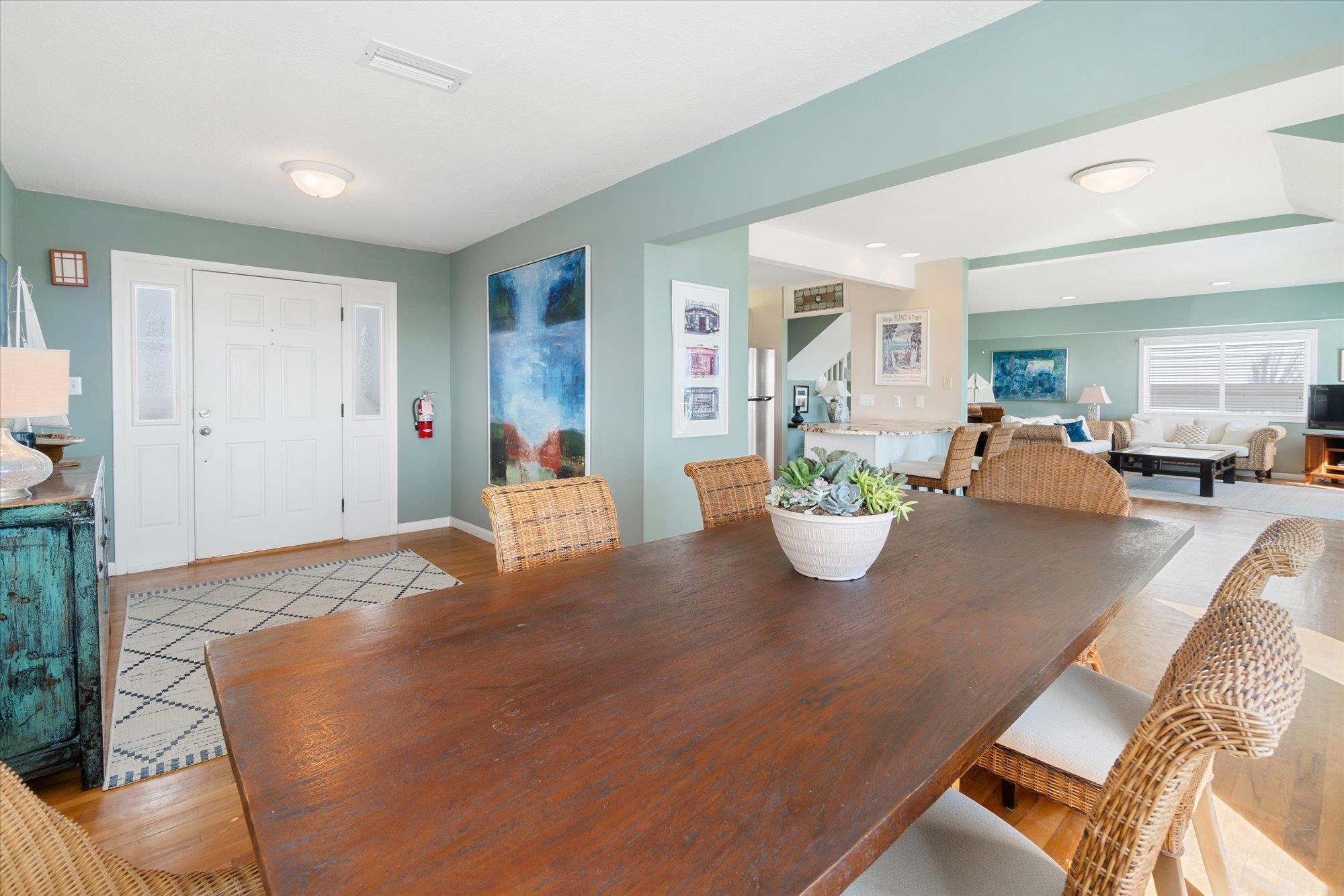 5512 Atlantic View St. Augustine, FL 32080 - Photo 10 of 77 Dining area featuring light wood-style flooring and baseboards