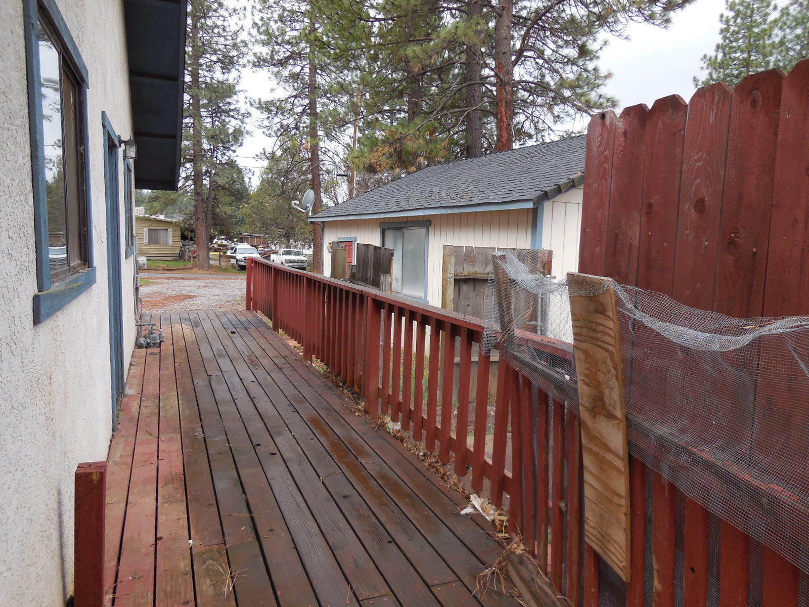 21729 2nd Street Burney, CA 96013 - Photo 19 of 26 a view of backyard with deck and wooden floor