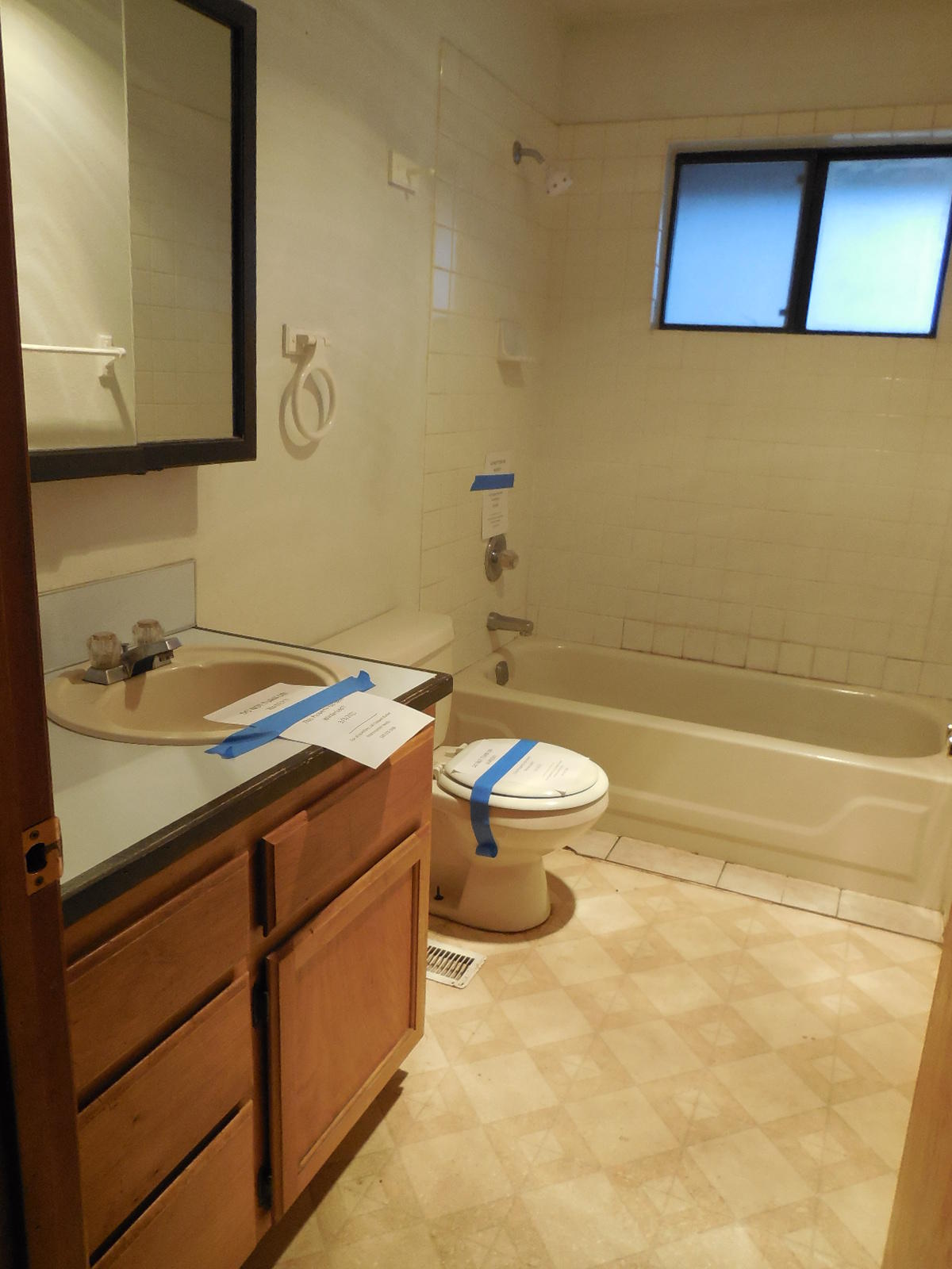 21729 2nd Street Burney, CA 96013 - Photo 7 of 26 a bathroom with a sink a toilet and shower