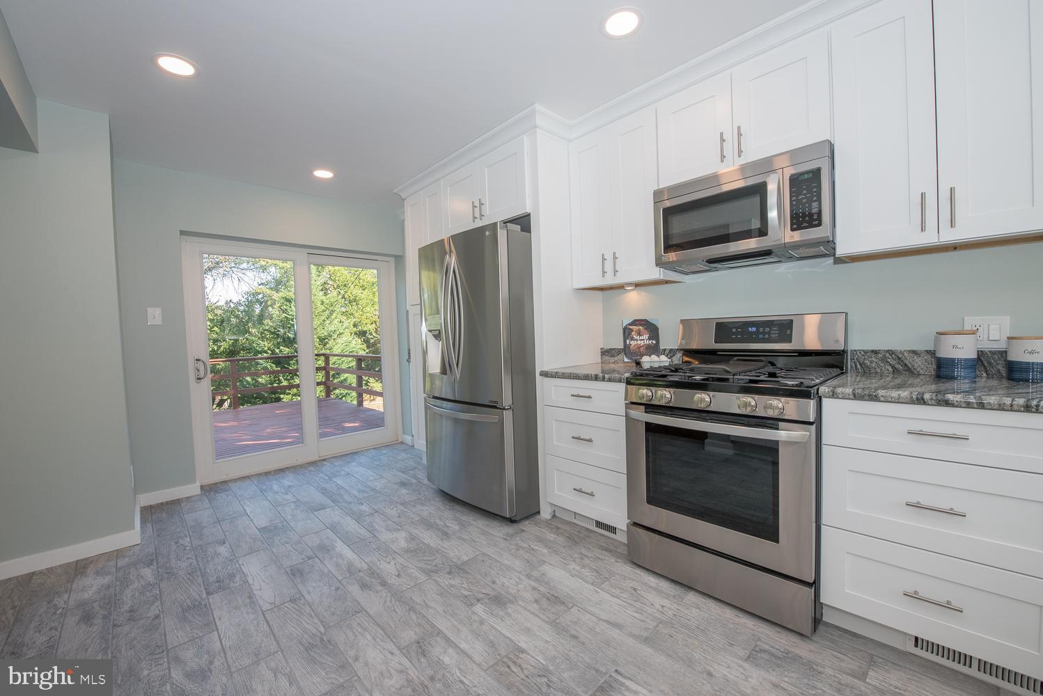 8309 Childs Road Glenside, PA 19038 - Photo 14 of 44 Kitchen and Door to Deck