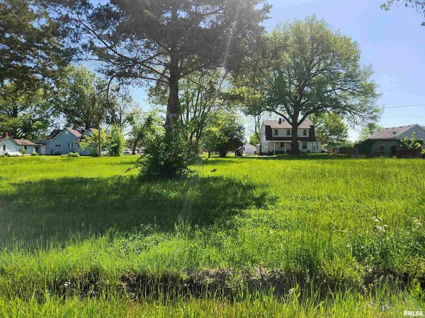 a view of a garden with a house in the background