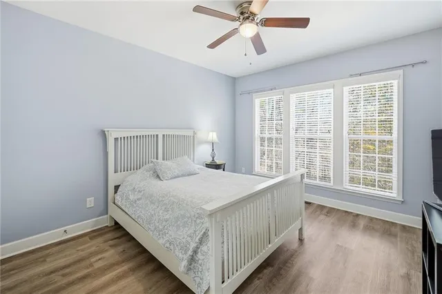 a view of an outdoor space with a swimming pool