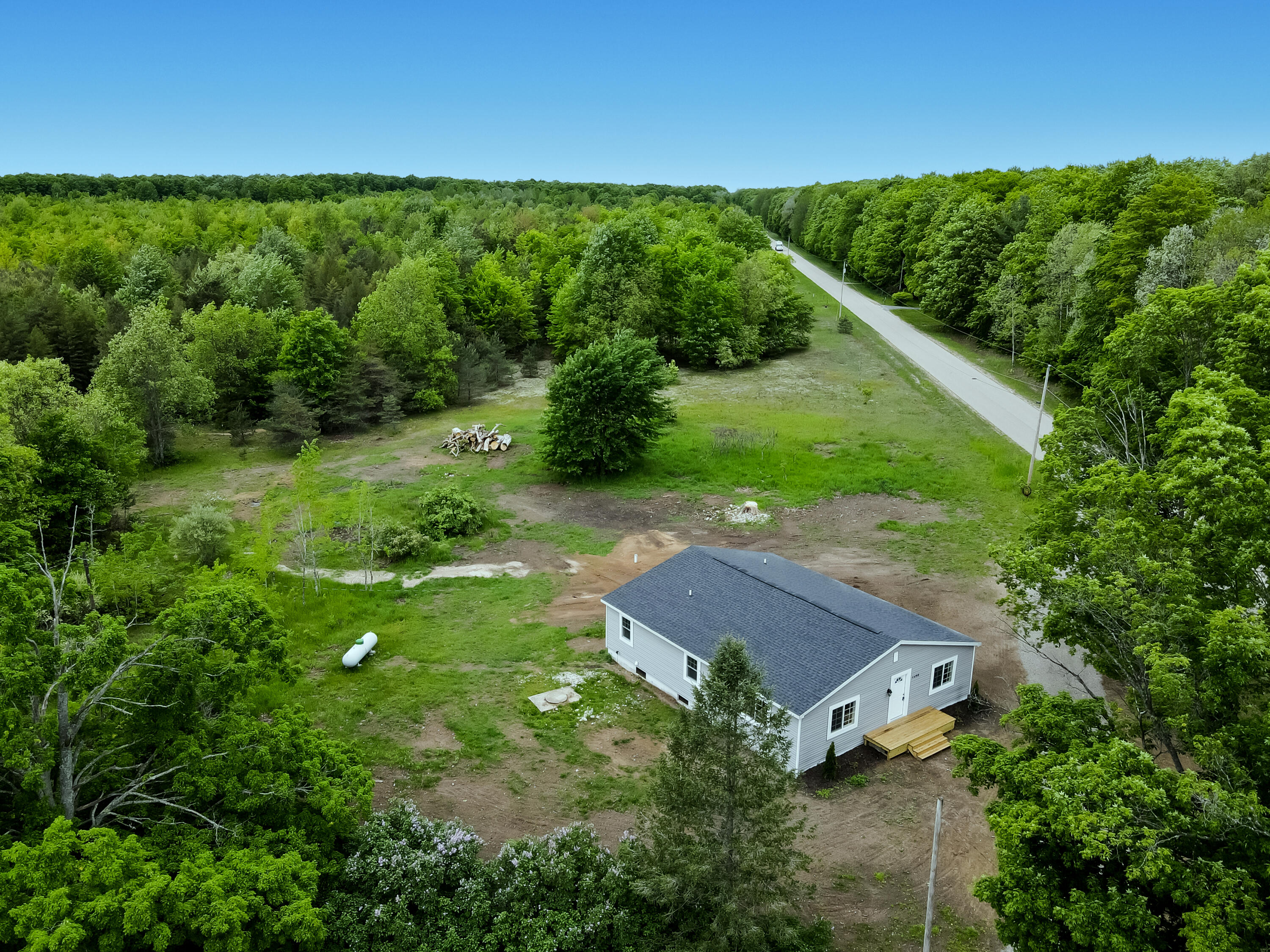 5498 Kast Road Benzonia, MI 49616 - Photo 26 of 34 2-Aerial-View-2