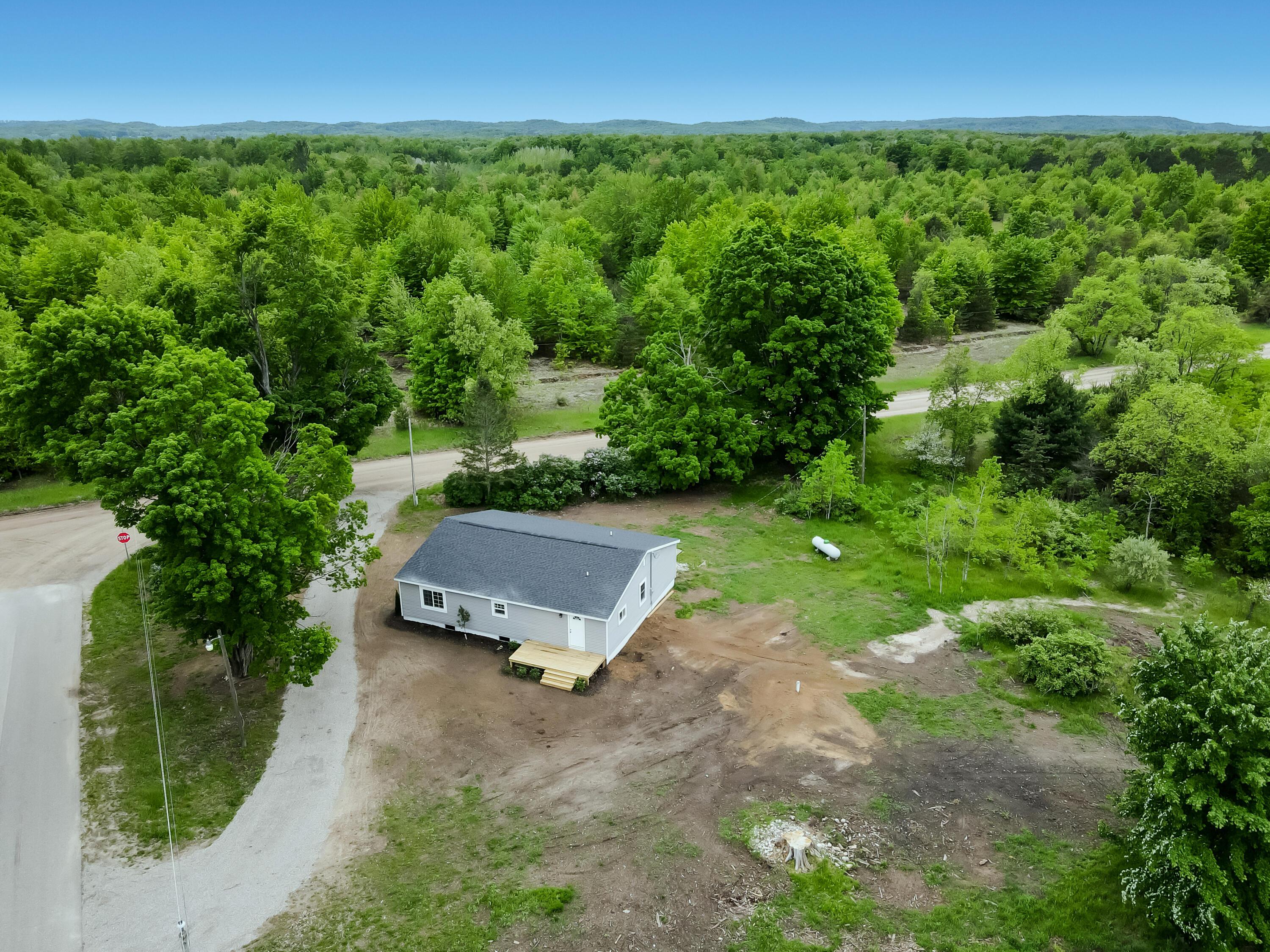5498 Kast Road Benzonia, MI 49616 - Photo 27 of 34 1-Aerial-View-1