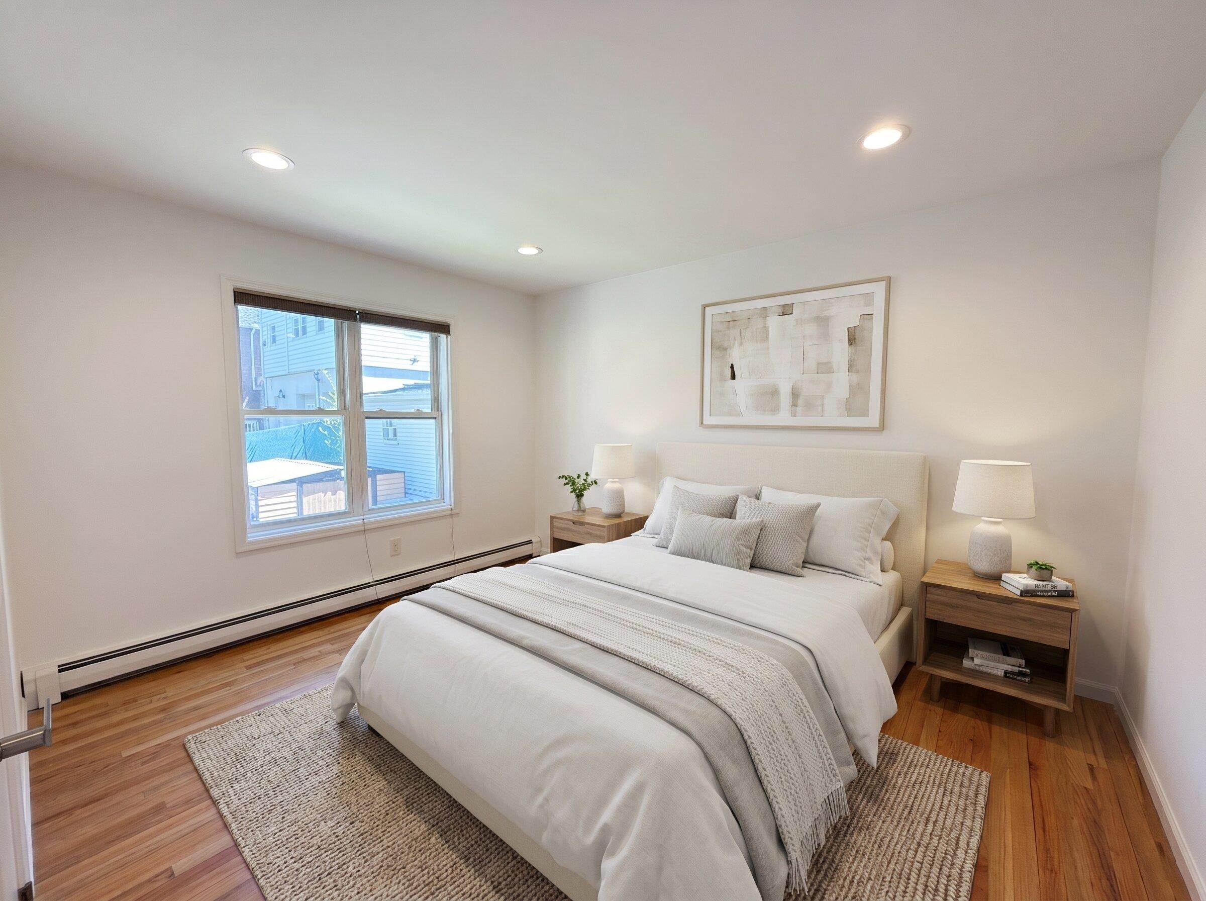 531 Day Avenue, Unit 1 Ridgefield, NJ 07657 - Photo 5 of 32 a bedroom with a bed and a window