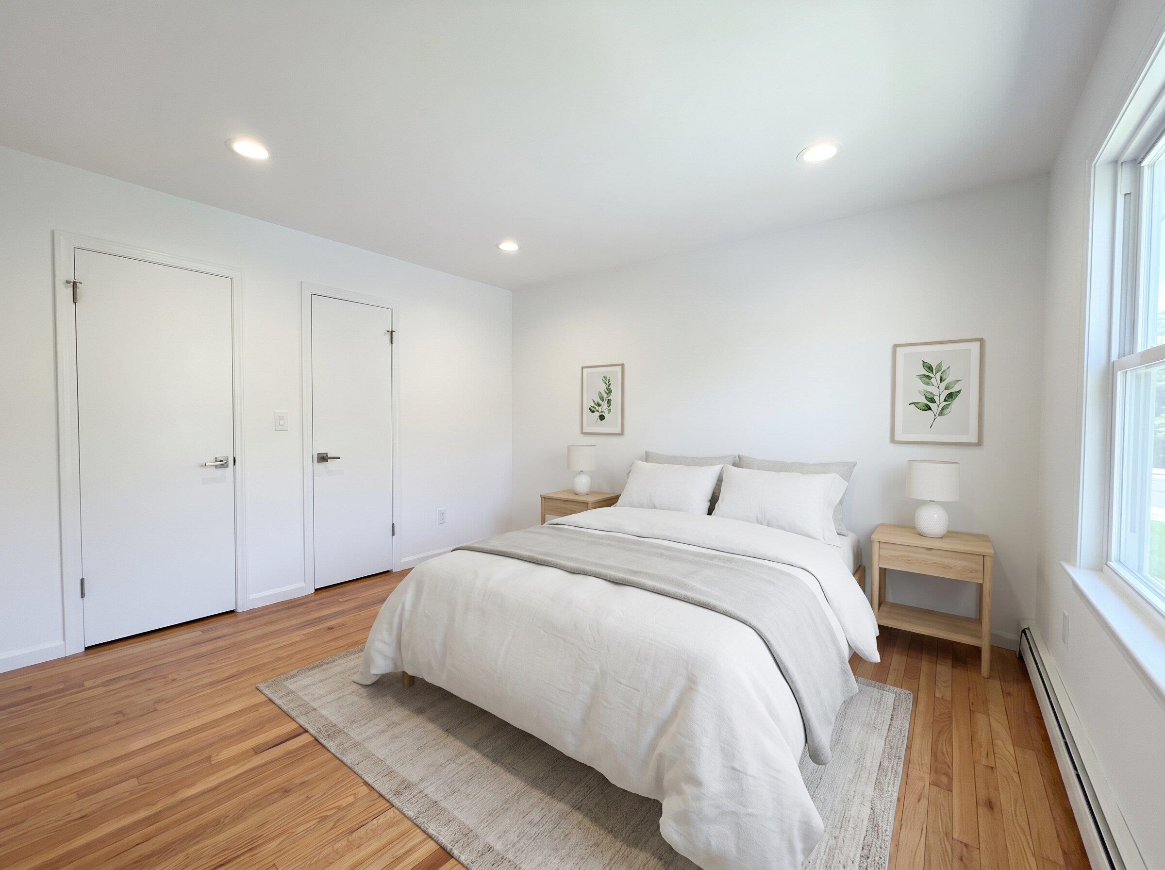 531 Day Avenue, Unit 1 Ridgefield, NJ 07657 - Photo 9 of 32 a spacious bedroom with a bed and a window