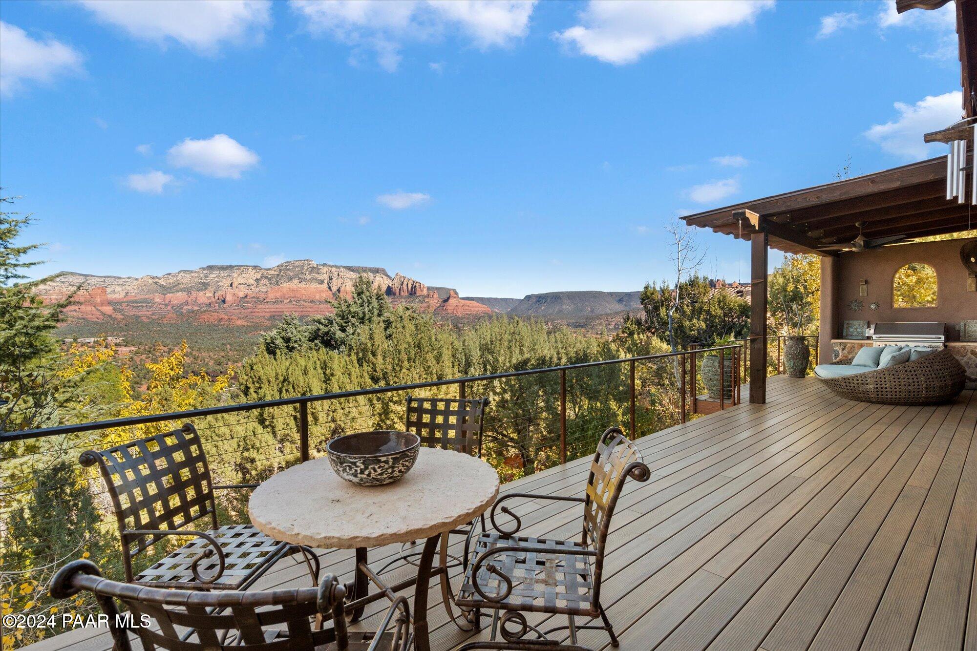 5 Mingus Mountain Road Sedona, AZ 86336 - Photo 19 of 89 19-Living Room Patio
