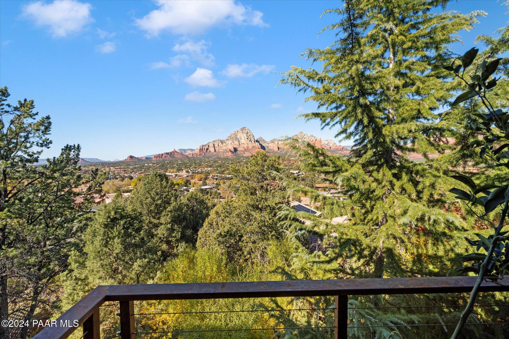 5 Mingus Mountain Road Sedona, AZ 86336 - Photo 45 of 89 45-View from Primary Bedroom Balcony