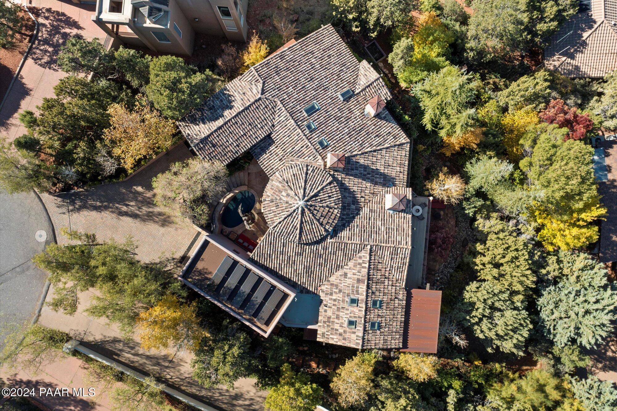 5 Mingus Mountain Road Sedona, AZ 86336 - Photo 86 of 89 86-Bird's Eye View